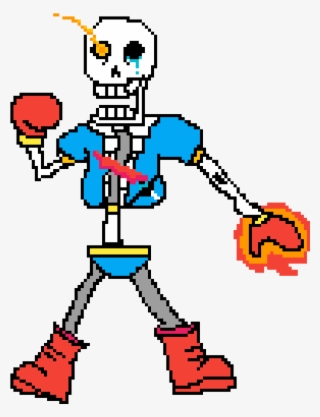 Papyrus - Disbelief Papyrus Pixel Art - 380x450 PNG Download - PNGkit