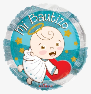 Globo Angel Monito Azul - Baptism