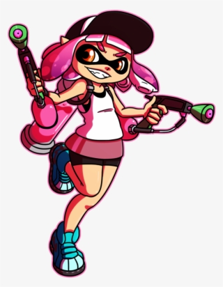 Inkling Girl Png Png Black And White Download - Inkling Girl Png