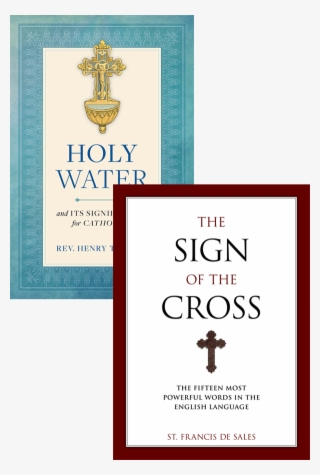 Holy Water And The Sign Of The Cross Set Book Cover - Holy Water And Its Significance For Catholics