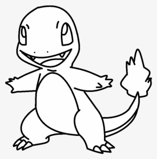 Jcxpzaari With Charmander Coloring Page - Charmander Black And White