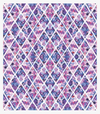 Watercolour Diamonds Fabric Mrs - Motif