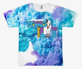 Ink Drop 4 Yjlogo 01 012 01 Mockup Flat Front White - Active Shirt