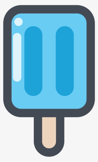 Blue Ice Pop Icon - Icon