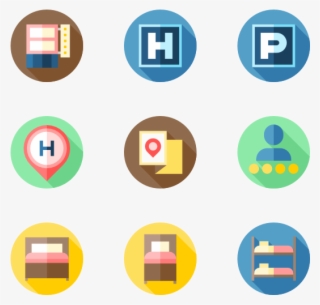 Hotel Services - E Commerce Flat Icon