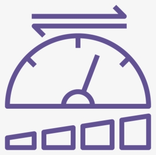 Performance Icon - Speedometer Line Icon
