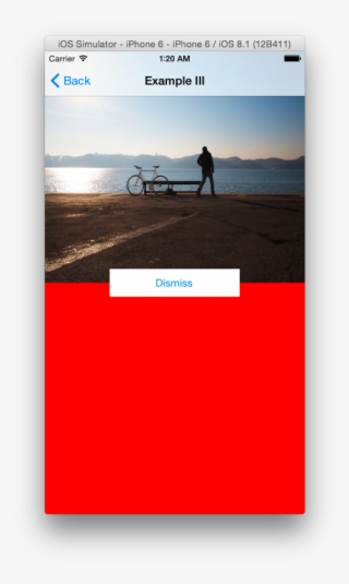 We Want To Have The View To Shrink In Size And Fall