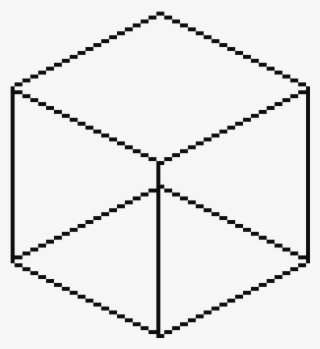 Now Remove The Back Lines From The Bottom Square - Isometric Pixel Art