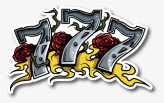 Gambling Lucky 777 Sticker - 777 Sticker