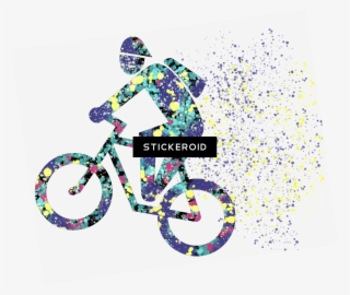 Cyclist Cycler Wheelman Bicycler Bicyclist Abstract - Bicycle