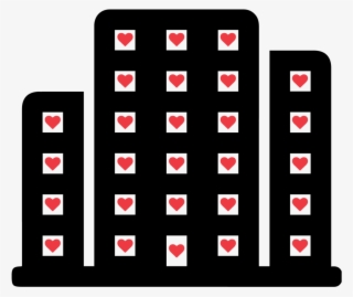 We - Office Building Icon Green