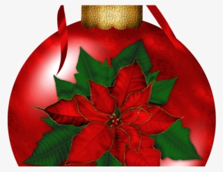 Poinsettia Clipart Christmas Candle Light - Flor Vermelha De Natal