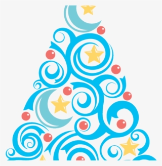 Julius Caesar Clipart Holiday - Clip Art Blue Christmas Tree