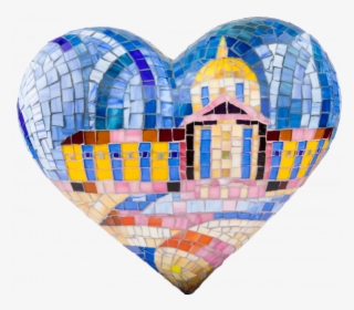 2018 Table Top Heart By Dmitry Grudsky "city's Lights" - 2018