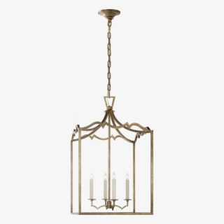 Darlana Medium Fancy Lantern In Gilded Iron - Darlana Fancy Lantern