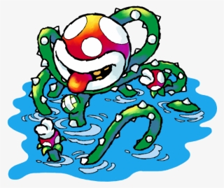 Naval Piranha Artwork - Piranha Plant Yoshi's Island