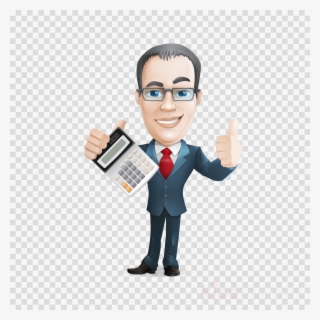 Tax Calculator Png Clipart Tax Accountant Accounting - Accountant Cartoon Png