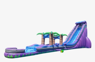 38' Purple Rain Water Slide - Photograph