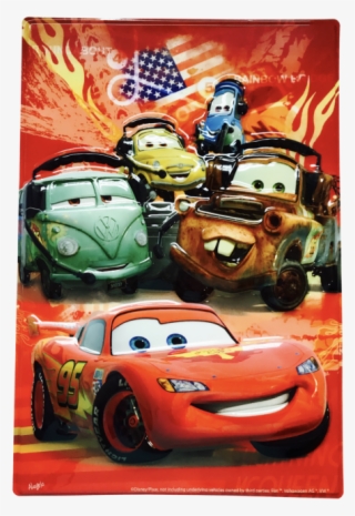 Placa Para Pastel Grande Rayo Mcqueen Team Png Rayo - Cake