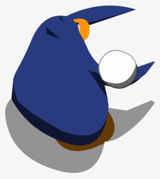 Penguin Chat Snowball Throw - Club Penguin Throwing Snowball