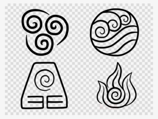 Avatar The Last Airbender Water Symbol Clipart Korra - Avatar Elements