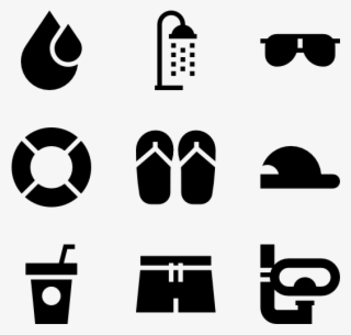 Water Park - Fire Safety Icon Vector