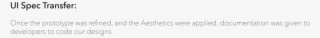 Website Text Defining Aesthetics