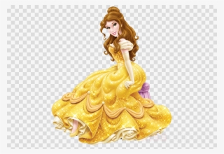 Disney Princess Belle Sitting Clipart Belle Princess - Map Pin On Transparent Background