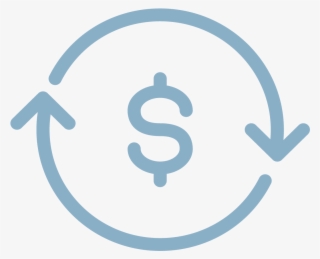 Investor Focus Icon Of A Dollar Sign With Arrows Circling - Money