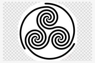 Triple Spiral Clipart Triskelion Spiral Symbol - Clip Art