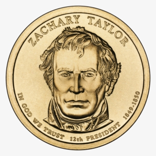 Zachary Taylor Presidential $1 Coin Obverse - Zachary Taylor Coin