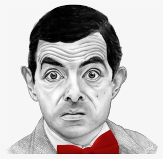 Download - Mr Bean Portrait Drawing