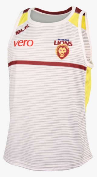 Brisbane Lions 2016 Men's White Training Singlet - Brisbane Lions