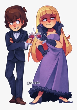 Dipper And Pacifica Caricaturas, Dibujos, Gravity Falls - Anime Gravity Falls Characters