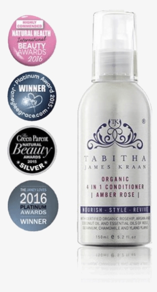 4 In 1 Organic Conditioner 150ml - Tabitha James Kraan Organic 4 In 1 Conditioner Amber