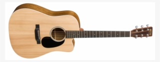Martin Dcrsg Cutaway Electric Dreadnought Acoustic - Martin Dcx1ae Macassar Acoustic-electric Guitar Natural
