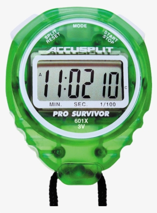 Accusplit Pro Survivor 601x Stopwatch - Accusplit Clear Pro Survivor Stopwatch A601x-bl