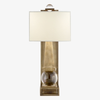 Paladin Tall Obelisk Sconce In Crystal And Antiq