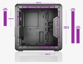 Fan And Radiator Support - Cooler Master Masterbox Q300l
