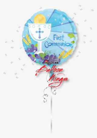 First Communion Chalice Boy - First Communion Luncheon Napkins, Blue