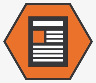 Analytics Media & Publishing - Hexagon Sign