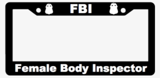 License Plate Frame Zinc