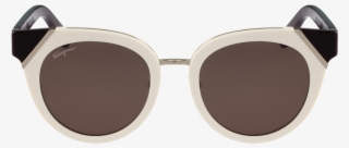 Salvatore Ferragamo Sf 835s 101 White Women Sunglasses