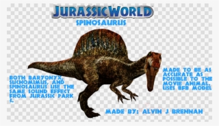 Download Jurassic World Evolution Spinosaurus Clipart - Clip Art