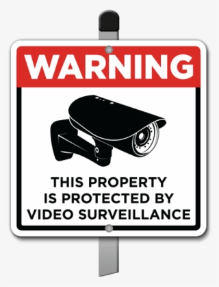 Protected By Video Surveillance - Signs