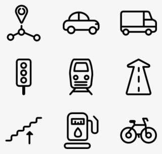 Travel And Transport Assets - Surf Icons