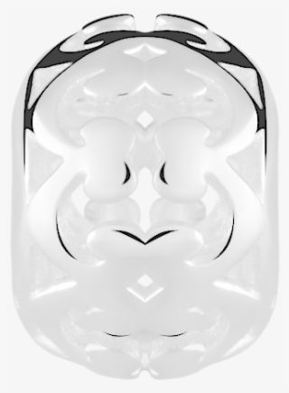 Sterling Silver Filigree Charm By Emma & Roe - Titanium Ring