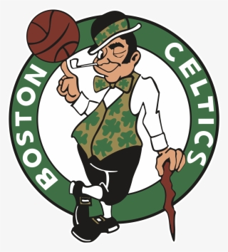 Vector Clover Boston Celtics Clip Art Black And White - Boston Celtics Logo 2018