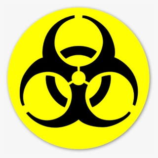 Pegatina Riesgo Biocontaminante - Biohazard Symbol