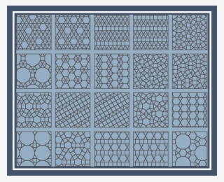 Los 20 Teselados De La Ilustración Anterior Fueron - Silicone